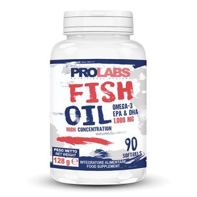FISH OIL 90 SOFTGEL - Integratore alimentare di acidi grassi omega 3 EPA e DHA
