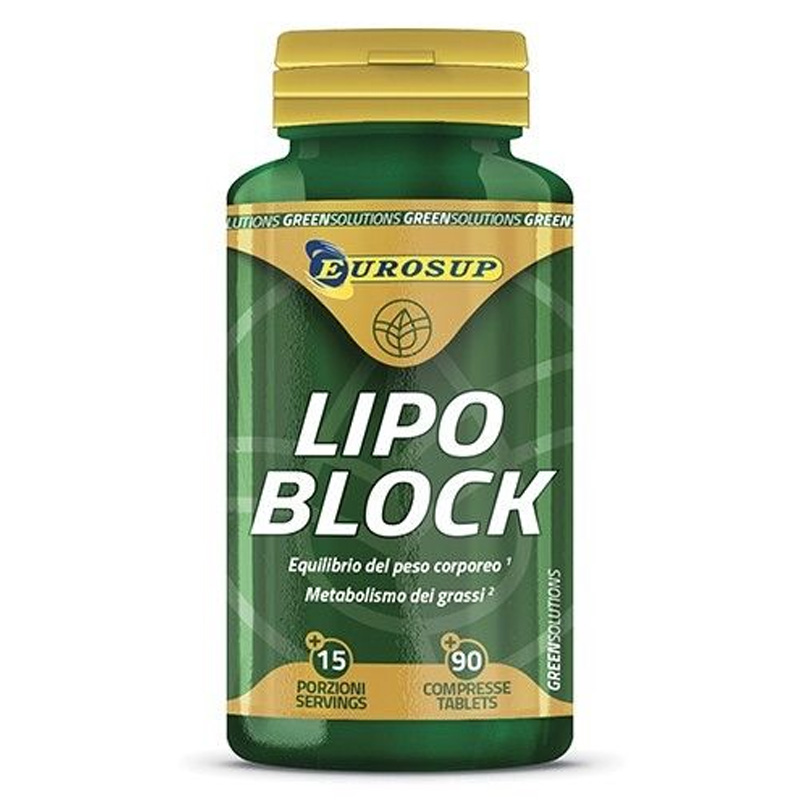 LIPO BLOCK Flacone da 90 cpr - Coadiuvante delle diete ipocaloriche controllate per la riduzione del peso corporeo