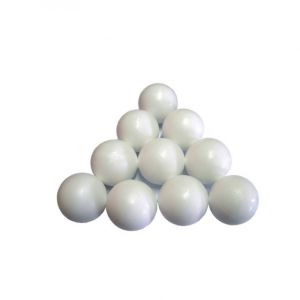 Set 10 palline bianche standard per calcio balilla 