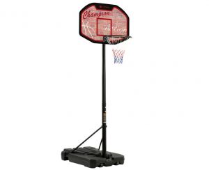 SAN JOSE Tabellone Basket con base riempibile - Altezza Regolabile 225-305 cm - Con ruote di Trasporto