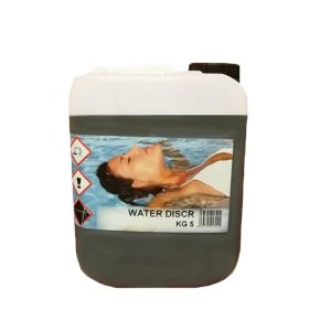 WATER DISCR Tanica da 5 kg - Azione DISINCROSTANTE, SGRASSANTE e PULENTE sulla vasca vuota della tua piscina