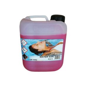 WATER SAN Tanica da 5 kg Detergente IGIENIZZANTE Profumato per la pulizia delle superfici circostanti la piscina