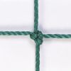 COPPIA RETI CALCETTO RINFORZATE VERDI 3X2 MT - Maglie Quadrate 10x10 cm realizzate in corda HDPE di elevata qualità