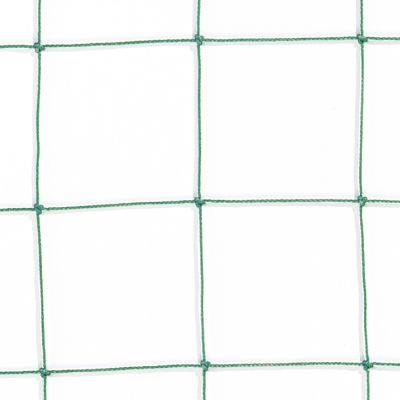 RETE PROTEZIONE ANNODATA 100 colore Verde - Parapalloni in maglie da 100x100mm. Il prezzo si riferisce al metro quadrato