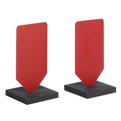 Schiavi Sport Palette PVC Rosso con base, dim 38x20 cm