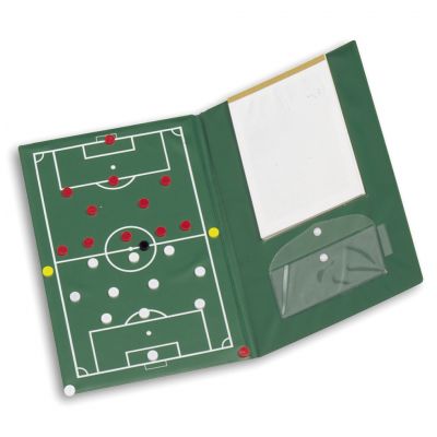 Schiavi Sport Lavagna Tattica Calcio a Libro con block-notes e pedine magnetiche incluse