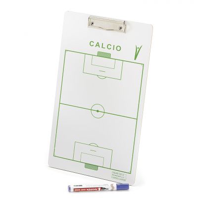 Schiavi Sport Lavagna Calcio Scrivibile + Pennarello incluso, misure 40x23 cm