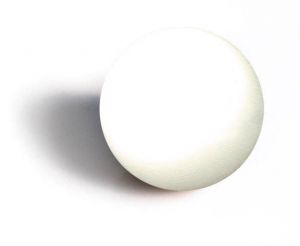Pallina bianca standard per calciobalilla - Diametro 33,1 mm