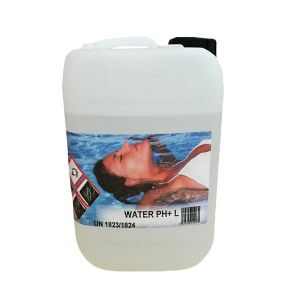 WATER PH+ LIQUIDO Tanica da 30 kg - Correttore Liquido Plus a base di Idrossido di Sodio per aumentare il pH in piscina