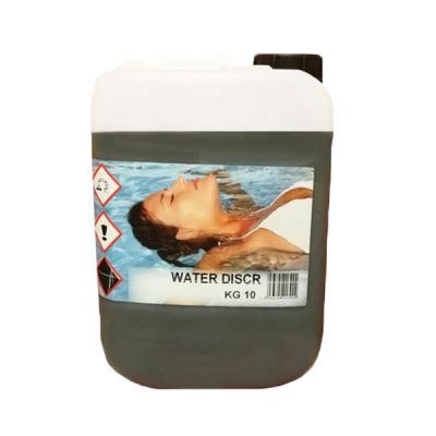 WATER DISCR Tanica da 10 kg - Azione DISINCROSTANTE, SGRASSANTE e PULENTE sulla vasca vuota della tua piscina
