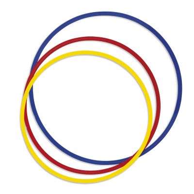 Schiavi Sport Cerchio Ritmica Piatto colori assortiti, diametro 50 cm