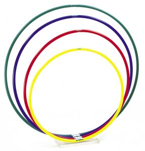 Schiavi Sport Cerchio Ritmica a sezione tonda colore giallo, diametro 60 cm