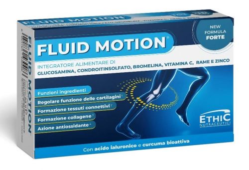 FLUID MOTION 30 cpr da 1400mg - Integratore Alimentare per chi è soggetto ad infortuni di articolazioni e cartilagini