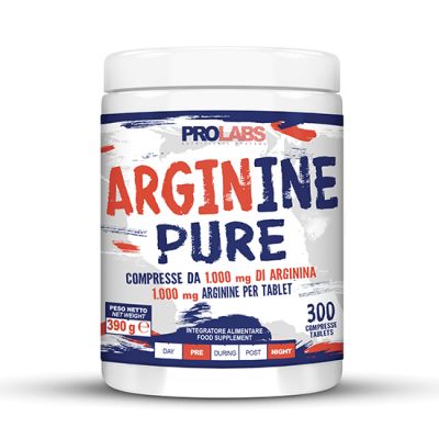 ARGININE PURE 300 COMPRESSE - Integratore alimentare di L-Arginina in compresse da 1000 mg