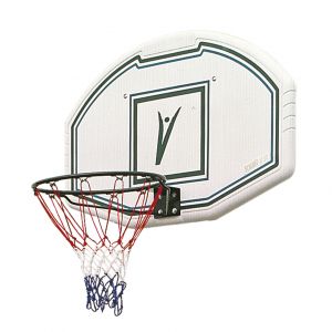 Schiavi Sport Tabellone Basket PP Composite USA Singolo, canestro e rete inclusi