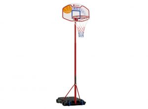 EL PASO Impianto Basket con colonna ad altezza regolabile da 160 a 210 cm