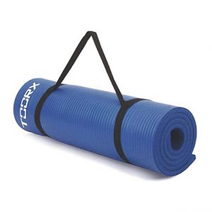 Toorx  Materassino fitness blu con maniglia di trasporto spessore 1,2 cm - Dimensioni 172x61 cm