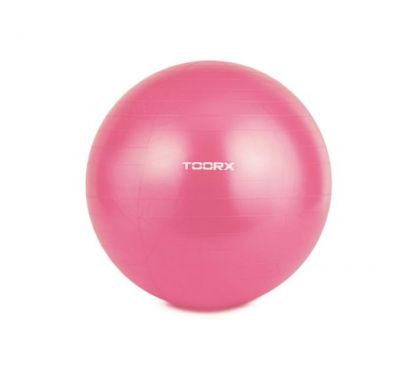Palla da Ginnastica Gym Ball 55 cm Antiscoppio Fucsia Yoga, Pilates, Stretching Potenziamento Muscolare Pompa Inclusa