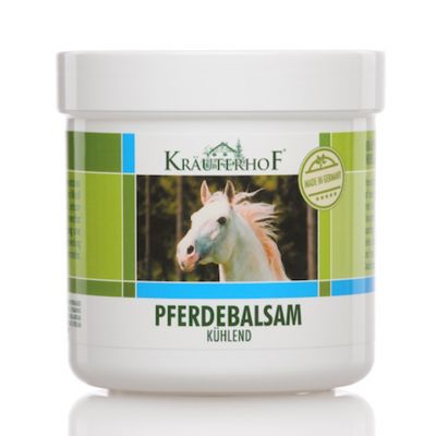 Kräuterhof Pferdebalsam barattolo 100 ml - Balsamo Cavallo con olio di Arnica e Menta Rinfrescante