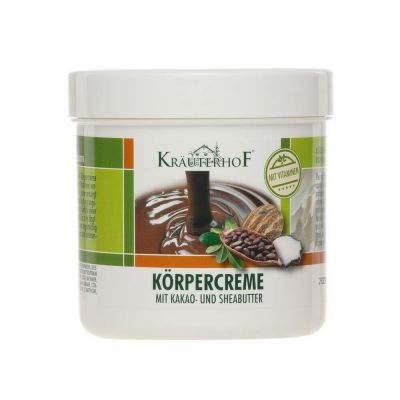 Krauterhof Korpercreme Mit Kakao-Und Sheabutter 250 ml - Crema Corpo al Cacao e Curro di Shea