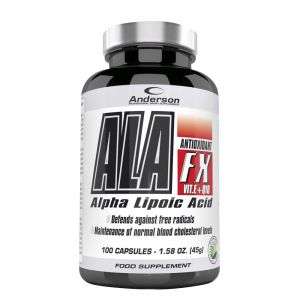 ALA-FX in flacone da 100 cps - Integratore di Acido Alfa Lipoico con Vitamina E e Coenzima Q10