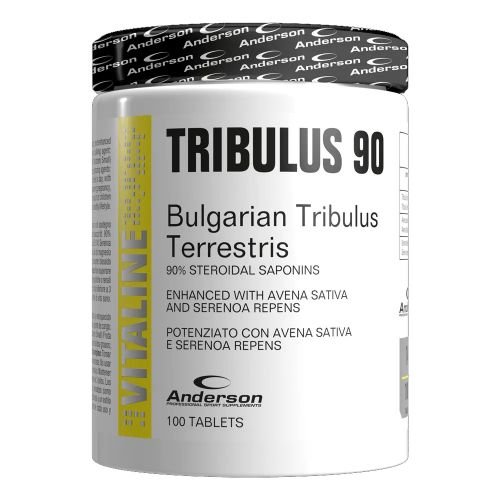 TRIBULUS 90 in flacone da 100 cpr - Integratore alimentare con TRIBULUS TERRESTRIS 90% SAPONINE