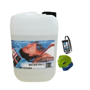 INNALZATORE DI PH IN FORMATO LIQUIDO in Tanica da 30 kg, per aumentare il livello di pH della tua piscina + TRE OMAGGI