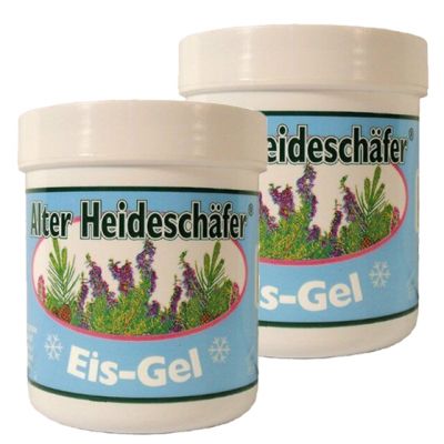 2X ALTER HEIDESCHAFER EIS-GEL - "PACCHETTO RISPARMIO" con 2 barattoli da 100 ml di Crema gel ad effetto ghiaccio