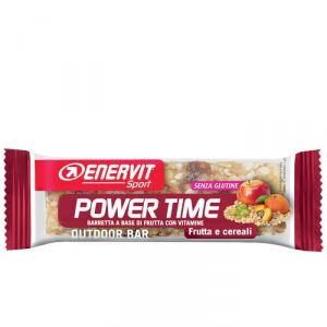 Enervit Sport Power Time Outdoor Bar Frutta e Cereali, barretta energetica da 27 grammi, senza glutine