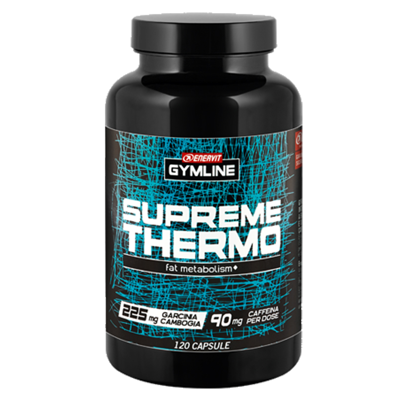Enervit Gymline Muscle Supreme Thermo 120 Capsule - Termogenico con Garcinia Cambogia e Caffeina