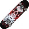 TRIBE PRO BLOODY SKULL - Skateboard accattivante, colore nero con teschio! Misure 79x20 cm - Peso max utente 90 kg