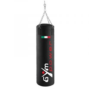 Black "Italian Style" Full Boxing Bag, 40 kg - Dimensions: 120x40 cm