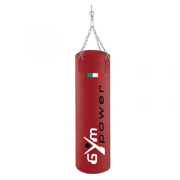 Red "Italian Style" Full Boxing Bag, 50 kg - Dimensions: 160x40 cm