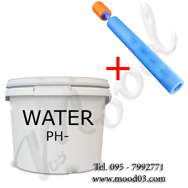 **KIT OFFERTA** WATER PH- Granulare in SECCHIO da 15 kg Prodotto per ridurre il ph dell' acqua + MAX LIQUIDATOR 60 CM