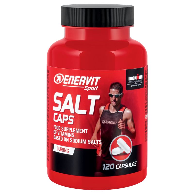 Enervit Sport Salt Caps, barattolo 120 capsule - Integratore alimentare di vitamine a base di sali di sodio
