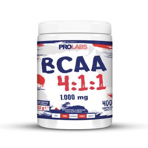 BCAA 4:1:1 FLACONE 400 COMPRESSE - Integratore alimentare a base di aminoacidi ramificati con rapporto 4:1:1 bilanciato