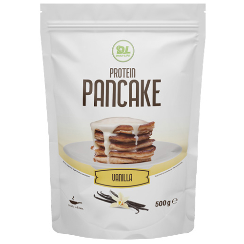 PROTEIN PANCAKE DAILY LIFE Confezione 500g gusto VANIGLIA Preparato per  Pancakes con oltre il 39%
