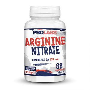 ARGININE NITRATE PROLABS Flacone 88 cpr - Integratore a base di Arginina Nitrato ideale per il Pre-Workout