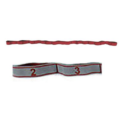 Banda elastica in tessuto con asole, resistenza strong 15 kg - Lunghezza 145 cm