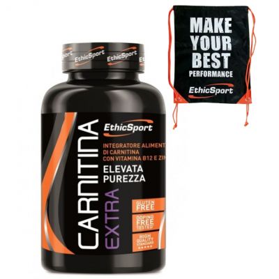 CARNITINA EXTRA ETHICSPORT 90 CPR + SACCA MAKE YOUR BEST PERFORMANCE