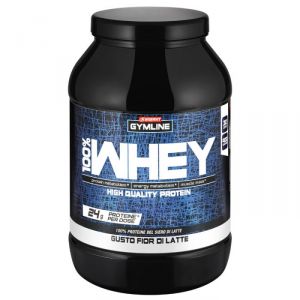 Enervit Gymline Muscle 100% Whey Protein Concentrate Fior di Latte 900 Grammi - Proteine istantanee con Vitamina B6