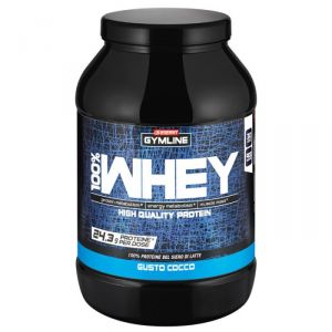 Enervit Gymline Muscle 100% Whey Protein Concentrate Cocco 900 Grammi - Proteine istantanee con Vitamina B6