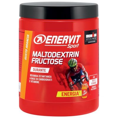 Enervit Sport Maltodextrin Fructose Arancia, conf 500 grammi - Bevanda istantanea a base di carboidrati e vitamine
