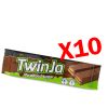 TWINJA DAILY LIFE 10 Barrette da 21,5 g a base di wafer ricoperti al cioccolato senza zuccheri aggiunti 