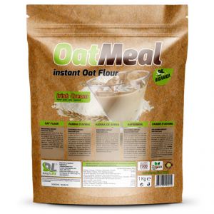 OATMEAL INSTANT DAILY LIFE Busta 1000 grammi gusto Irish Cream - Farina D'Avena Aromatizzata ricco in Proteine e Fibre