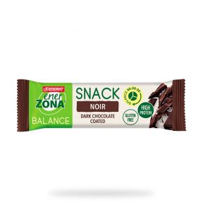 SNACK BALANCE NOIR Enerzona - Deliziosa barretta al Cioccolato Fondente ricca di Proteine e Fibre
