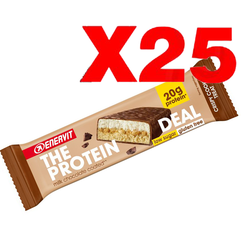 ENERVIT The Protein Deal Bar gusto Crispy Cookie 55g - 25 Barrette Proteiche