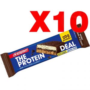 ENERVIT The Protein Deal Bar gusto Choco & Vanilla Dream 55g 10 Barrette Proteiche