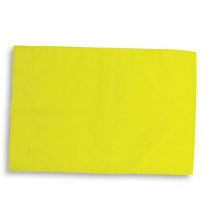 Set 4 Drappi Bandiere per Calci D'Angolo, colore Giallo, dim 60x40 cm
