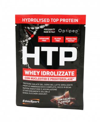 Ethicsport Protein HTP Hydrolysed Top Protein Cacao Box 4 Buste 4x30g Proteine siero del latte isolate idrolizzate